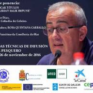 Pladesemapesga insta a la Cofradía de Celeiro a una ponencia en el Foro del 25 y 26 de noviembre de 2016 sobre como falsicar documentos públicos en la zona; Pionente Máximo Díaz 